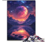 Puzzle per adulti da 1000 pezzi, Universo e Pianeta, antistress, sfida difficile, regali di Babbo Natale segreto per bambini dai 14 anni in su dimensioni 26x38cm