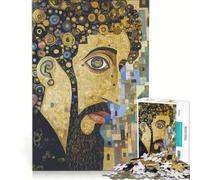 Puzzle per adulti da 1000 pezzi "Uomo in città" gioco pratico difficile e stimolante ideale come regalo per tutta la famiglia 50x75cm