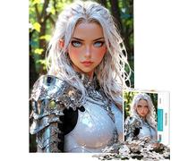 Puzzle per adulti da 1000 pezzi Valenti Paladino della Città d'Argento Puzzle per adulti Gioco rilassante Taglio di precisione compleanno e Natale (Dimensioni 38x26cm)