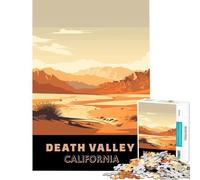 Puzzle per adulti da 1000 pezzi Valle della Morte California gioco intellettuale rilassante corsa di velocità manuale ottimo regalo per gli amanti dei giochi (dimensioni 38x52cm)