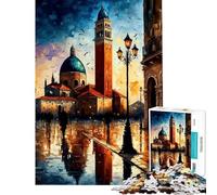 Puzzle per adulti da 1000 pezzi "Venezia a colori" - Gioco interattivo - Giocattolo avvincente per coltivare la pazienza - Regalo per il Secret Santa - Per passare il tempo durante le vacanze a casa