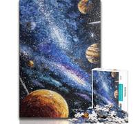 Puzzle per adulti da 1000 pezzi, Via Lattea, Universo, Galassia, gioco per famiglie, antistress, sfida difficile, rafforza l'amore tra coppie (38x26cm)