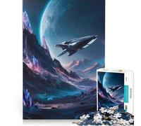 Puzzle per adulti da 1000 pezzi "Viaggio cosmico all'orizzonte", gioco educativo, rilassante e stimolante per la mente, ideale come regalo di compleanno o per occasioni speciali 50x75cm