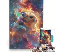 Puzzle per adulti da 1000 pezzi "Viaggio Cosmico del Criceto", gioco rompicapo, interazione genitore-figlio, rafforza l'amore tra le coppie 38x52cm