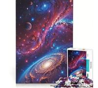 Puzzle per adulti da 1000 pezzi "Viaggio nel cosmo" gioco educativo impegnativo da completare regalo stimolante 38x52cm