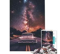 Puzzle per adulti da 1000 pezzi "Viaggio sulla strada stellata" per adolescenti ideale per passare il tempo durante le vacanze come regalo di compleanno o di Natale 50x75cm