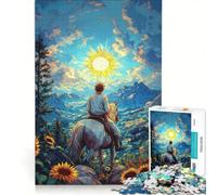 Puzzle per adulti da 1000 pezzi "Viaggio verso il Sole" gioco rilassante antistress intellettuale regalo di compleanno regalo di viaggio 50x75cm
