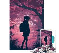 Puzzle per adulti da 1000 pezzi Viandante della foresta gioco di logica e analisi per tutta la famiglia compleanno e Natale (dimensioni 38x26cm)