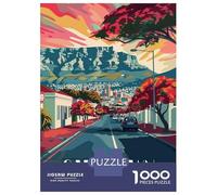 Puzzle Per Adulti Da 1000 Pezzi Vibrant Cape Town Streets Puzzle Gioco Rompicapo Antistress Regalo Di Compleanno E Unico 52x38cm/1000pcs