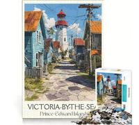 Puzzle per adulti da 1000 pezzi, Victoria-by-the-Sea, gioco educativo, ideale per passare il tempo durante le vacanze, regalo per amici e familiari 38x52cm