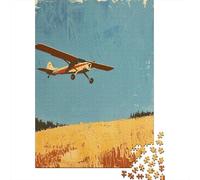 Puzzle Per Adulti Da 1000 Pezzi Vintage Airplane Poster-12 Puzzle Giochi Rilassanti Difficile Impegnativo Da Completare 38x26cm/1000pcs