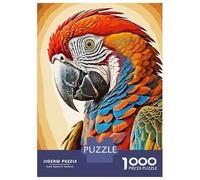 Puzzle Per Adulti Da 1000 Pezzi Vintage Parrot Puzzle Per Adulti Giochi Rilassanti Assemblaggio Del Modello Ideale Come Regalo 70x50cm/1000pcs