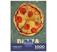 Puzzle Per Adulti Da 1000 Pezzi Vintage Retro Pizza Puzzle Per Adulti Giochi Divertenti Sfida Difficile Divertimento A Casa Attività, 38x26cm/1000pcs