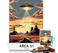 Puzzle per adulti da 1000 pezzi, visita all'area del Nevada, taglio preciso, gioco cognitivo, giocattolo per il relax, decorazione natalizia da parete (50x75cm)