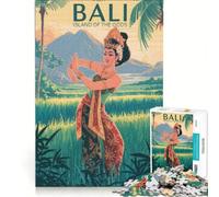 Puzzle per adulti da 1000 pezzi Visita Bali︰ Isola degli Dei Gioco Impossibile Staycation Ammazza Tempo Compleanno e Natale 38x52cm