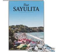 Puzzle per adulti da 1000 pezzi Visita Sayulita, aiuta il cervello ad allenarsi Giocattoli avvincenti per coltivare la pazienza Decorazione perfetta 50x75cm