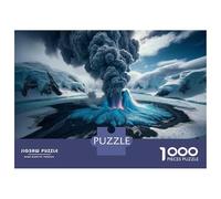 Puzzle Per Adulti Da 1000 Pezzi Volcano Eruption in Antarctica Puzzle Per Adolescenti Giochi Rilassanti Ma Divertenti E Umoristici Sfida Da Completare 70x50cm/1000pcs