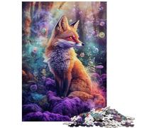 Puzzle per adulti da 1000 pezzi: Volpe in una foresta da sogno Puzzle per ragazzi ideale per passare il tempo in casa durante le vacanze Attività divertenti da fare a casa Gioco di sfida unico