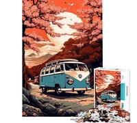 Puzzle per adulti da 1000 pezzi VW Transporter T Retro Puzzle da 1000 pezzi Decorazione per la casa Giocattolo Analisi e logica Regalo per amici e familiari (50x75cm)