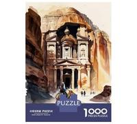Puzzle Per Adulti Da 1000 Pezzi Watercolor Petra Puzzle Per Adolescenti Giochi Divertenti Analisi E Logica Difficile E Sfida 52x38cm/1000pcs