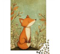 Puzzle Per Adulti Da 1000 Pezzi Whimsical Fox Illustration Puzzle Per Adulti Giochi Divertenti Difficile Difficile Compleanno E Regali Unici 70x50cm/1000pcs