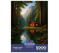 Puzzle Per Adulti Da 1000 Pezzi Whispers of The Forest Cabin Puzzle Giochi Rilassanti Sfida Difficile Riduzione Dello Stress Regali 52x38cm/1000pcs