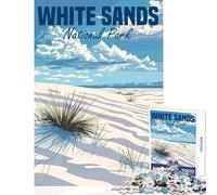 Puzzle per adulti da 1000 pezzi White Sands National Park decorazione per la casa giocattoli regali per donne e uomini gioco pratico per compleanno Natale dimensioni 38x26cm