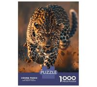 Puzzle Per Adulti Da 1000 Pezzi Wild Leopard Puzzle Per Adulti Gioco Rompicapo Modello Da Assemblare Regali Per Amici E Familiari 38x26cm/1000pcs