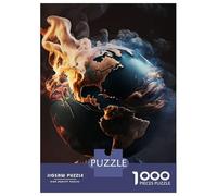 Puzzle Per Adulti Da 1000 Pezzi Wildfire Smoke World Puzzle Per Adulti Giochi Rilassanti Corsa Di Velocità Manuale Difficile E Sfida 52x38cm/1000pcs