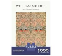 Puzzle Per Adulti Da 1000 Pezzi William Morris Coral Puzzle Per Adulti Gioco Pratico Sfida Difficile Aiuta Ad Allenare Il Cervello 52x38cm/1000pcs