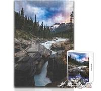 Puzzle per adulti da 1000 pezzi, Yoho National Park, Canada, ma divertente e umoristico gioco educativo regalo di compleanno (dimensioni 50x75cm)
