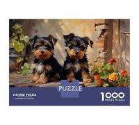 Puzzle Per Adulti Da 1000 Pezzi Yorkshire Terrier Puppies Puzzle Per Adulti Giochi Rilassanti Analisi E Logica Regali Di Compleanno E Unici 70x50cm/1000pcs