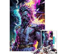 Puzzle per adulti da 1000 pezzi Zeus︰ Neon Pantheon Puzzle per adulti Giochi rilassanti Difficili Regali per amici e familiari (Dimensioni 38x52cm)