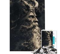 Puzzle per adulti da 1000 pezziIl dio norreno ideale per compleanni e Natale Gioco di famiglia impegnativo adatto a persone dai 14 anni in su (38x52cm)
