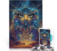Puzzle per adulti da 2000 pezzi Aquila di colore fantasy Fatto di cartone per età pari o superiore a 14 anni Giocattoli stimolanti È ideale come regalo per tutta la famiglia misurare:70x100cm