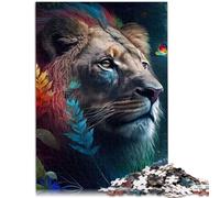 Puzzle per adulti da 2000 pezzi arcobaleno leone puzzle giochi educativi decorazione da parete regali di compleanno e di Natale unici 70 x 100 cm per adolescenti 14+
