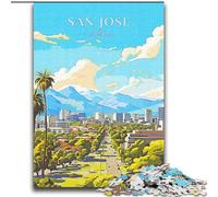 Puzzle per adulti da 2000 pezzi, California, San Jose, viaggio, adatto per bambini dai 14 anni in su, giochi educativi per la casa, giocattoli fai da te, opere d'arte, regalo, 70x100cm