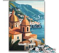 Puzzle per adulti da 2000 pezzi, Costiera Amalfitana, Italia, adatto a partire dai 14 anni, giochi educativi per la casa, giocattoli fai da te, opere d'arte, regalo, 70x100cm