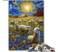 Puzzle per adulti da 2000 pezzi, difficile gioco educativo per famiglie con animali da fattoria, ideale come regalo per tutta la famiglia, dai 14 anni in su, 70x100cm