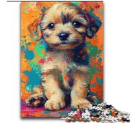 Puzzle per adulti da 2000 pezzi, dipinto a olio di cuccioli, aiuta il cervello a esercitare i giocattoli avvincenti per coltivare la pazienza e l'interazione genitore-figlio, 70x100cm