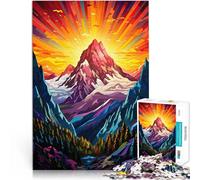 Puzzle per adulti da 2000 pezzi Montagne PopArt Fatto di cartone per età pari o superiore a 14 anni per la decorazione della casa Idee regalo misurare:70x100cm