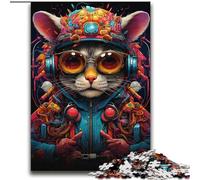 Puzzle per adulti da 2000 pezzi, motivo: topo meccanico colorato, aiuta il cervello a esercitare i giocattoli che creano dipendenza per coltivare la pazienza, decorazione perfetta, 70x100cm