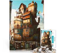 Puzzle per adulti da 2000 pezzi Mura della città Fatto di cartone da 14 anni in su Migliorare la memoria regali per amici e familiari misurare：70x100cm