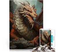 Puzzle per adulti da 2000 pezzi Opera d'arte del drago Fatto di carta，per età 14+ Gioco a quiz Idee regalo。misurare：70x100cm/27.5x39.3pollice