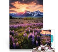 Puzzle per adulti da 2000 pezzi Poster delle montagne primaverili Fatto di carta，per età 14+ Analisi e logica Regali difficili per donne e uomini。misurare：70x100cm/27.5x39.3pollice