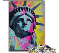 Puzzle per adulti da 2000 pezzi Statua della Libertà Difficile da completare ma divertente e umoristico Arredamento e regali unici per la casa 70x100cm