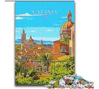 Puzzle per adulti da 2000 pezzi, viaggio in Italia a Catania, adatto a partire dai 14 anni, giochi educativi per la casa, giocattoli fai da te, opere d'arte, regalo, 70x100cm
