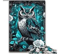 Puzzle per adulti Dark Owl da 2000 pezzi, gioco per famiglie, antistress, sfida difficile, ottimi regali e giocattoli (70x100cm)