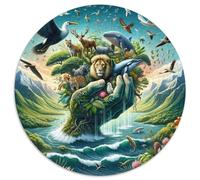 Puzzle per adulti del mondo animale, puzzle incredibilmente difficili e stimolanti, adatti come regali di compleanno e regali per le feste, 1000 pezzi (67,5x67,5 cm)