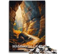 Puzzle per adulti del Parco nazionale di Mammoth Cave, 1000 pezzi, arte interessante, riduzione dello stress, lista dei desideri con Babbo Natale per età 14 anni, 1000 pezzi (26x38cm)